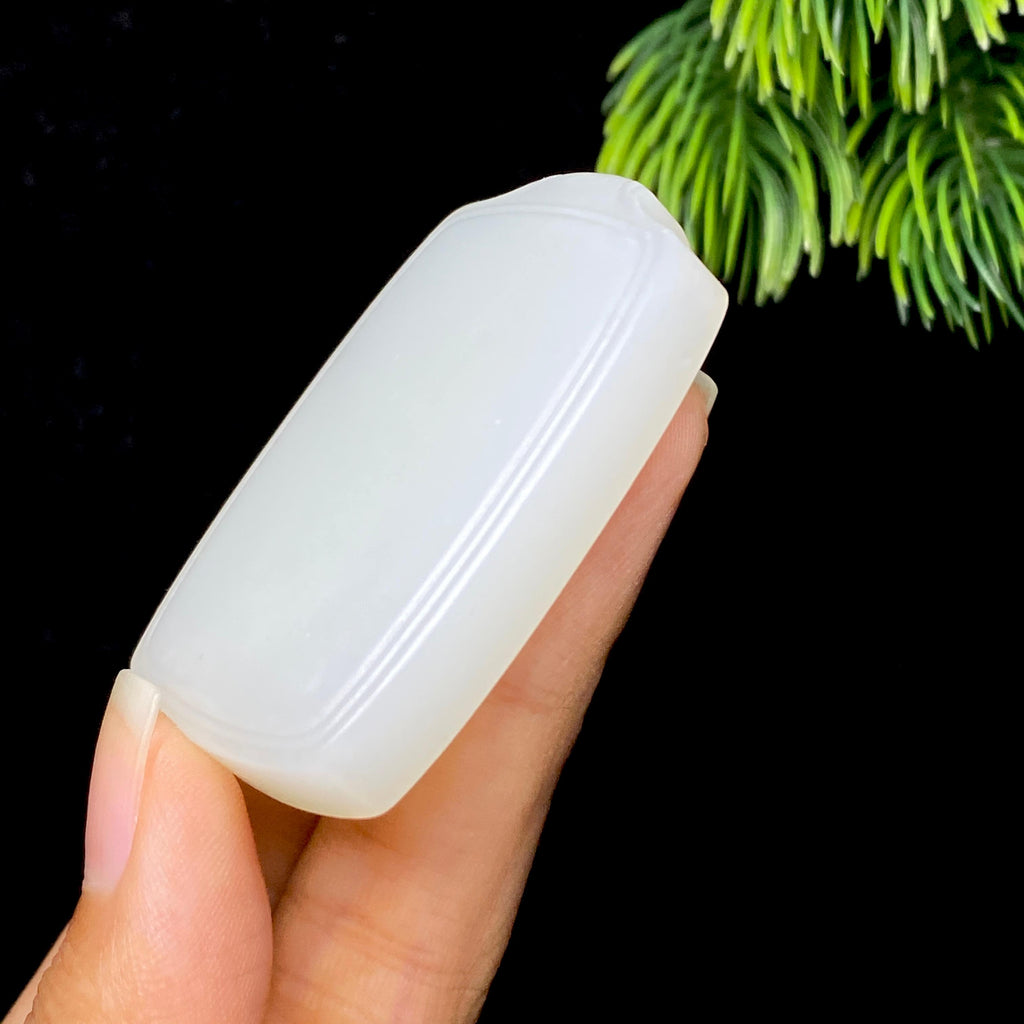 和田玉白玉无事牌（35.9g）