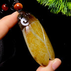 和田玉籽料一鸣惊人把件（63.0g）