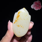 和田玉籽料平安无事牌（53.8g）