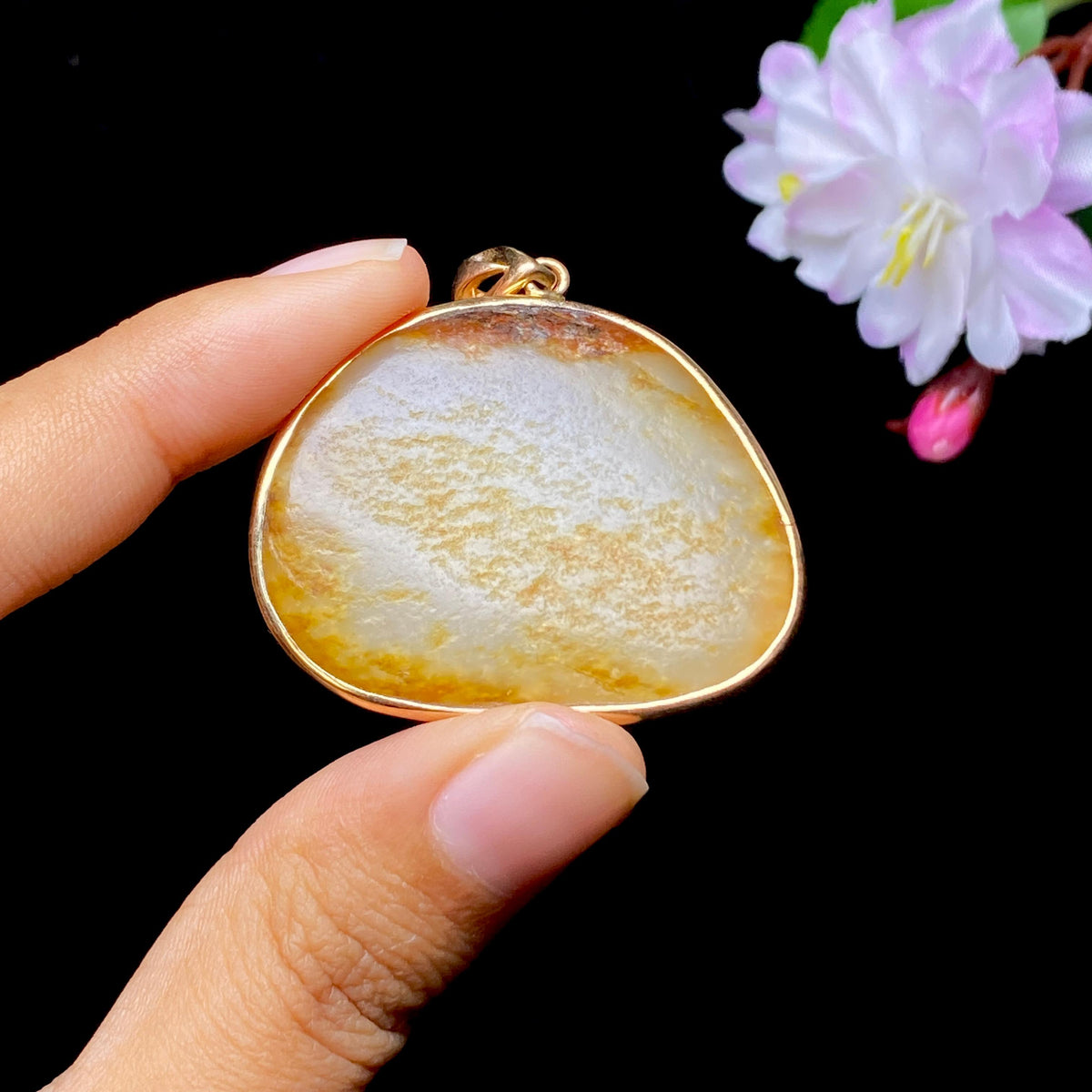 和田玉洒金皮白肉籽料（17.8g）