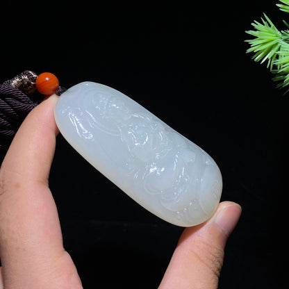 和田玉籽料观音（81.1g）