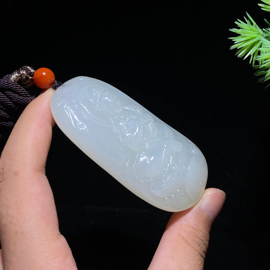 和田玉籽料观音（81.1g）