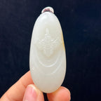 和田玉籽料守护平安牌（41.2g）