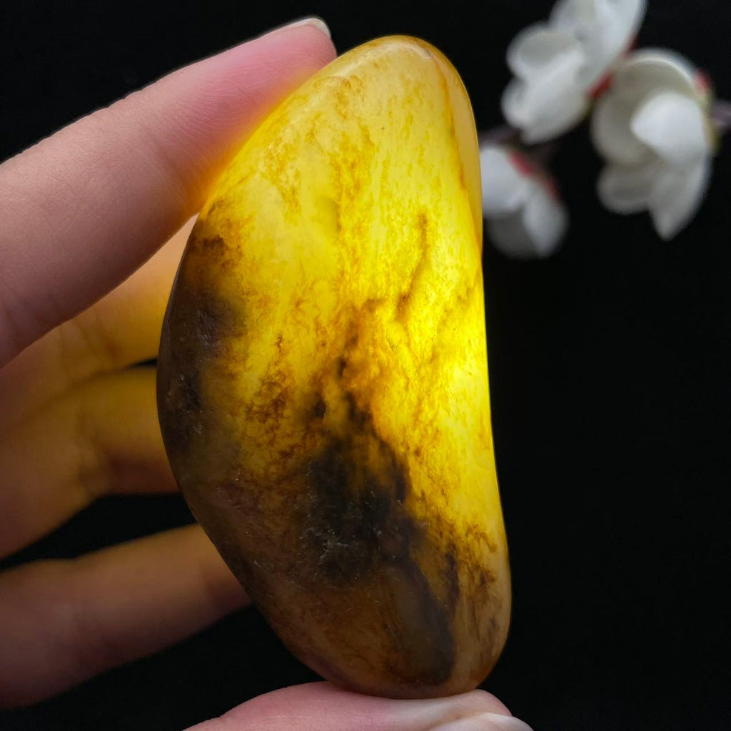 和田玉聚黄皮籽料（69.6g）