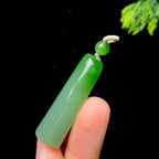 和田玉碧玉长平安无事牌（14.4g）