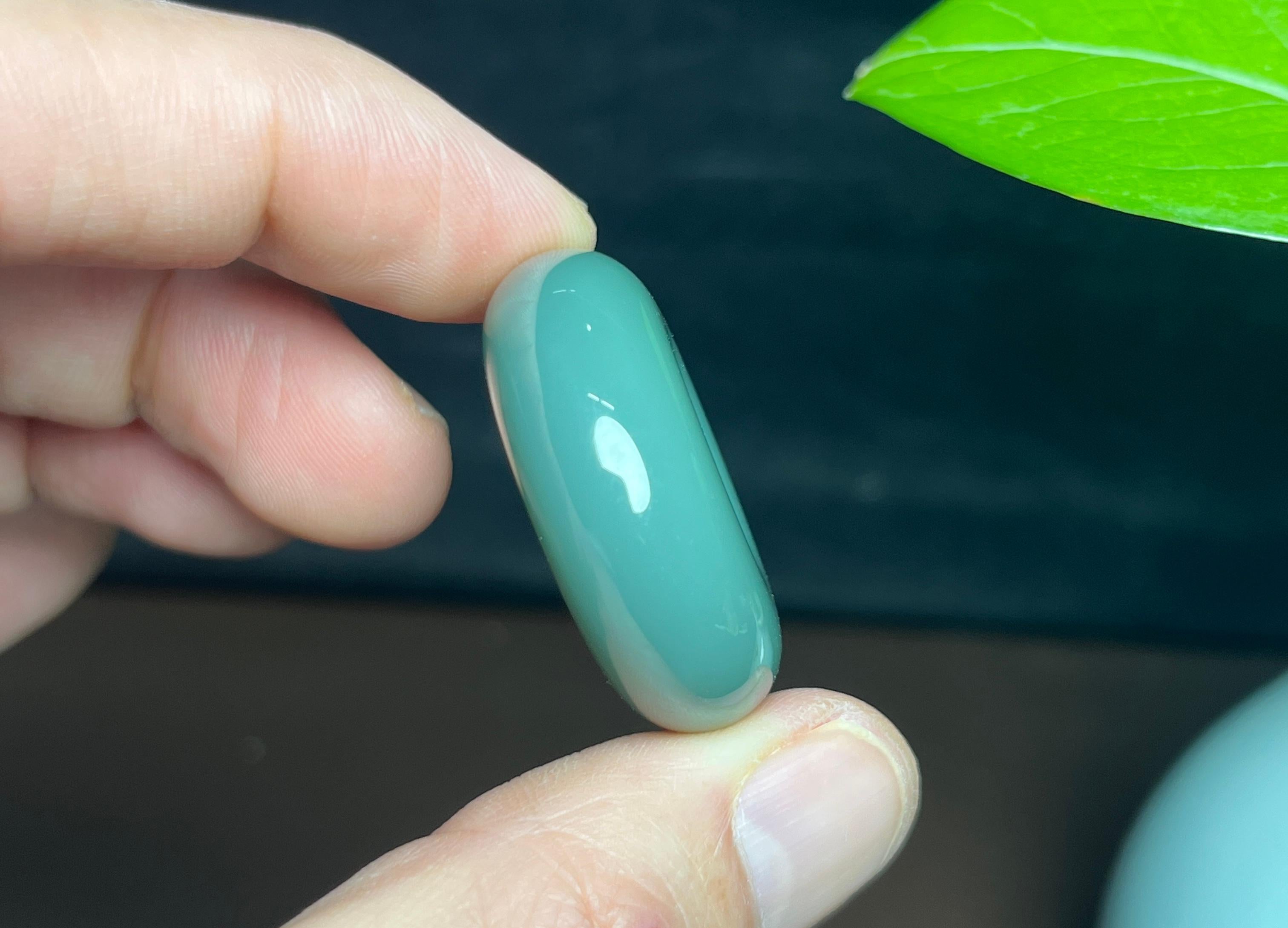 和田玉沙枣青平安扣挂件（26.2g）