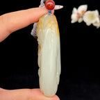 和田玉籽料【龙】大挂件（77.6g）