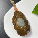 和田玉糖白财富双全2607290079（51.7g）