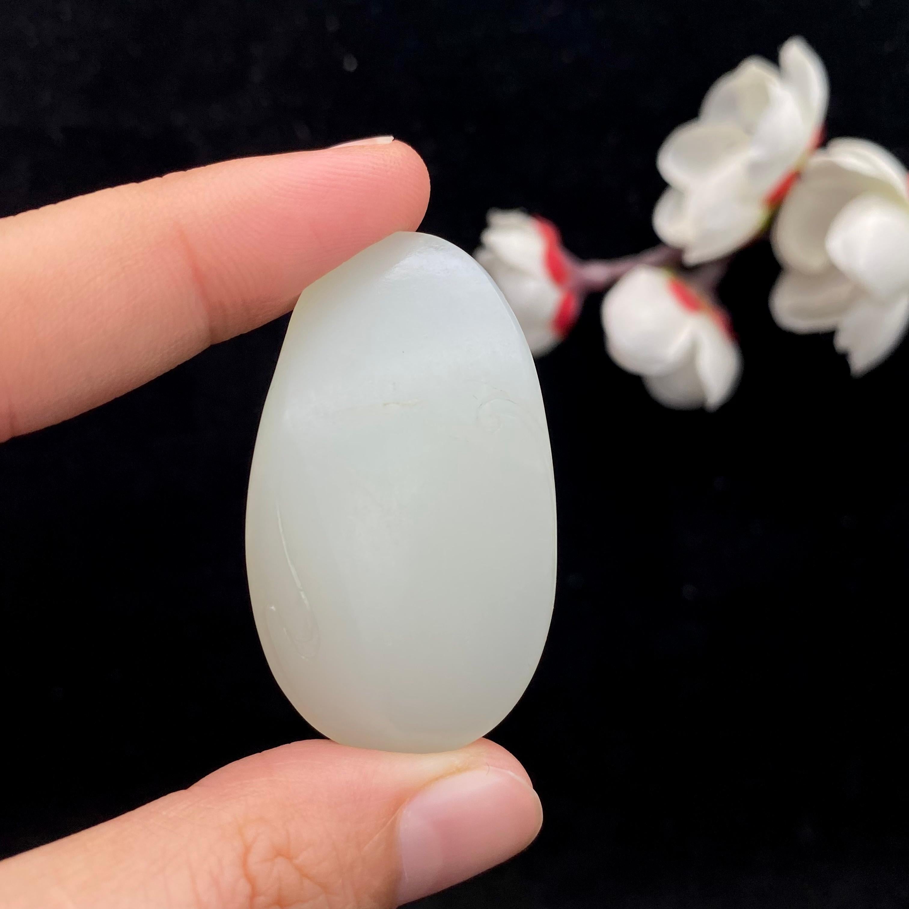 和田玉-白玉籽料【佛公】挂件（24.5g）