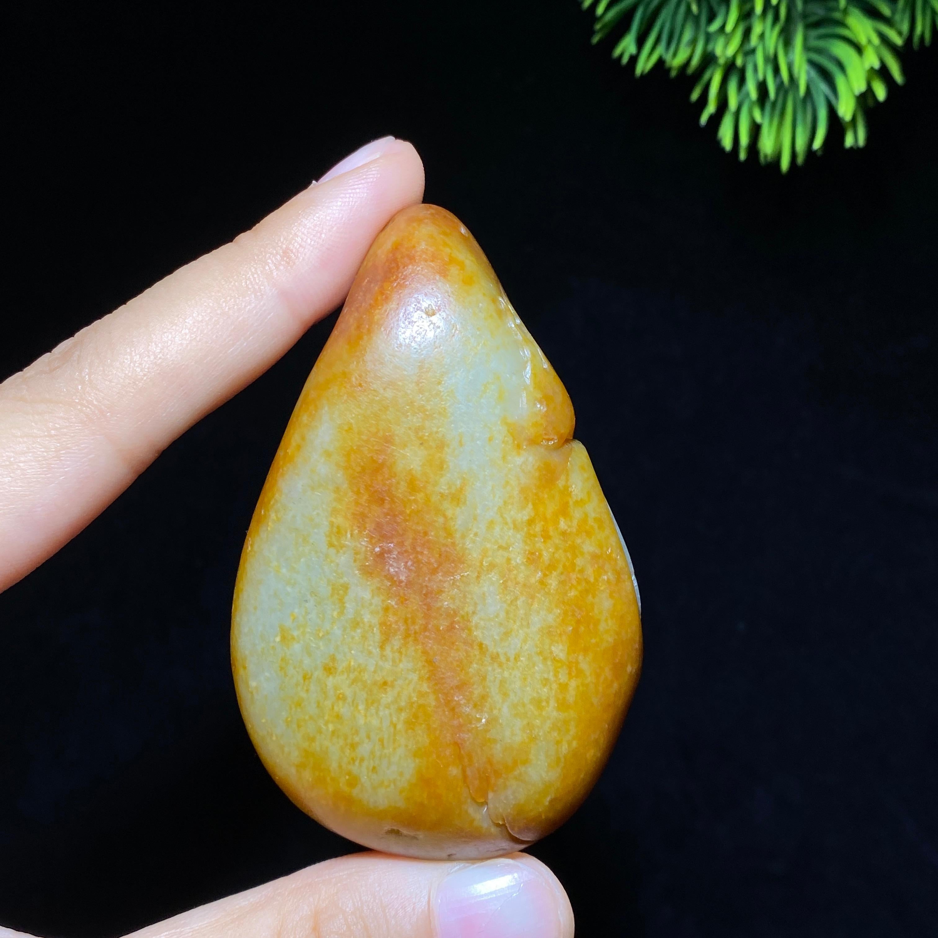 和田玉籽料大日如来（91.3g）