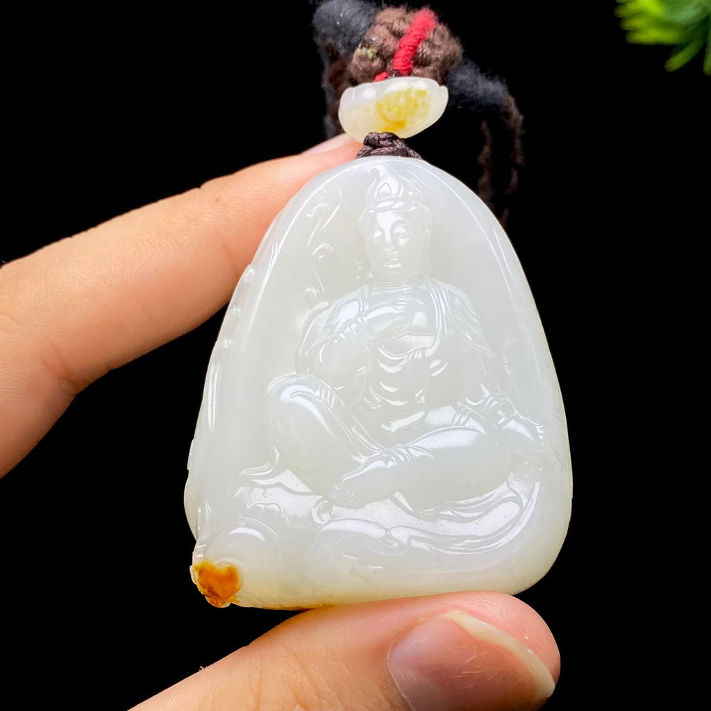 和田玉籽料观音（60.1g）
