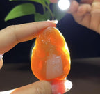 新疆和田玉且末糖羊脂玉龙凤挂件（54.1g）
