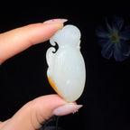 和田玉籽料连年有余（19.1g）