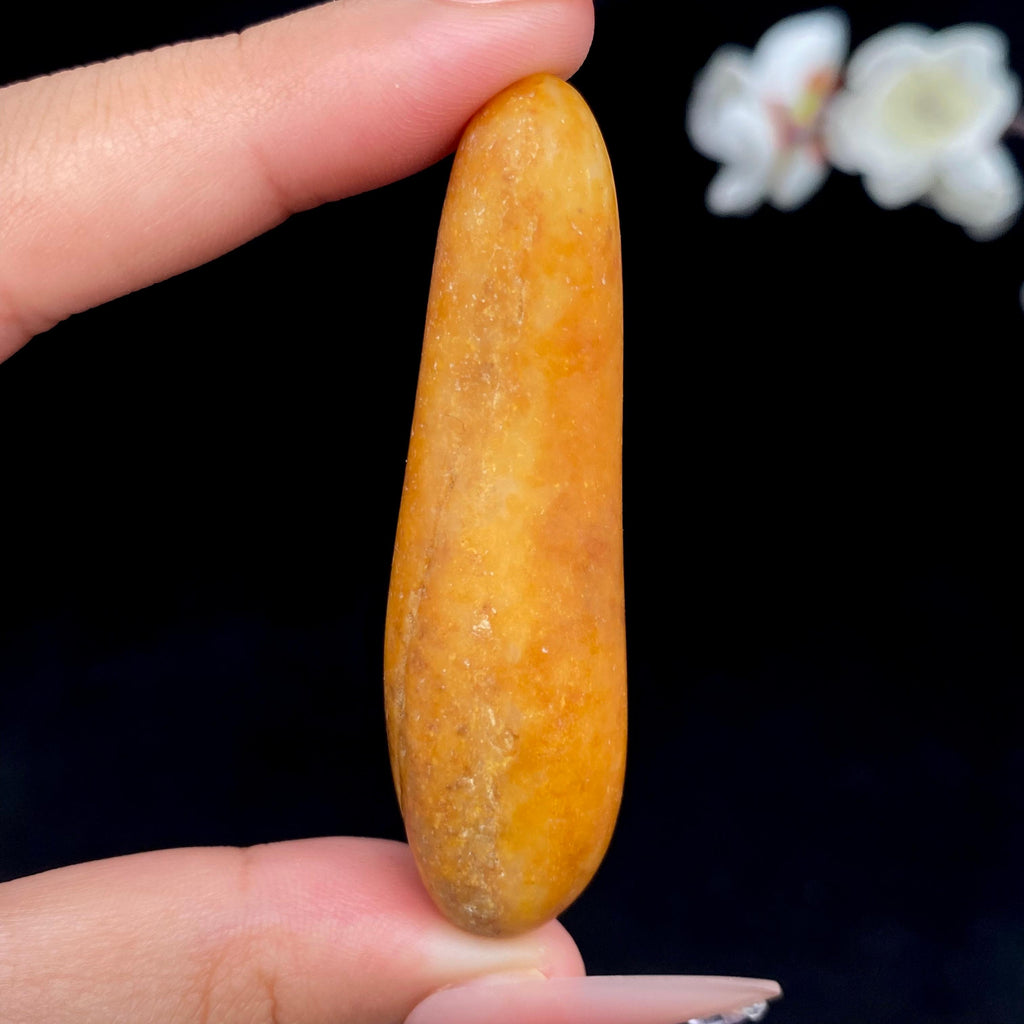 和田玉黄沁皮籽料挂件（46.1g）
