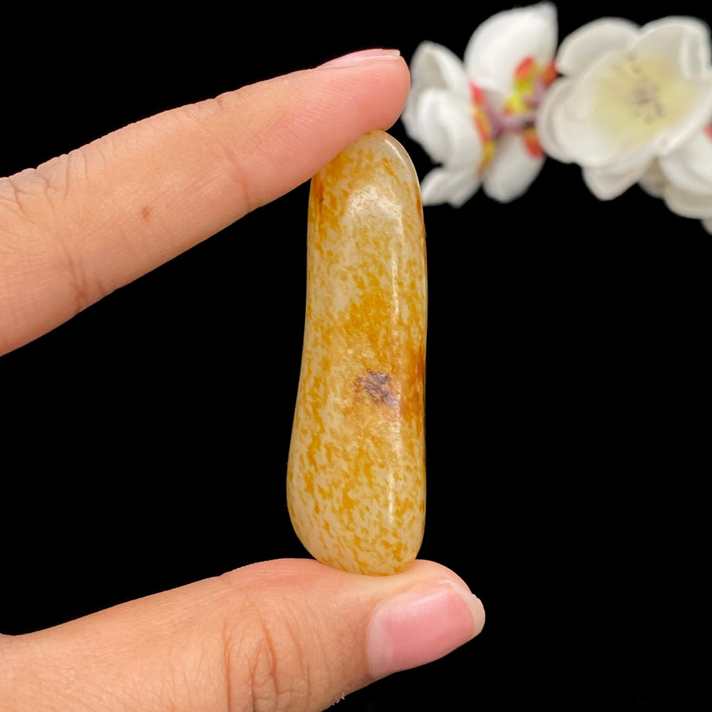 和田玉洒红皮籽料挂件（36.3g）