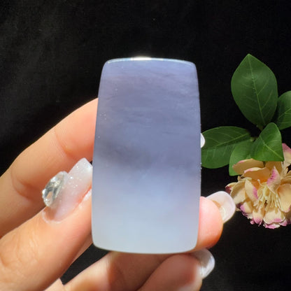和田玉烟紫平安牌福寿如意（34.9g）