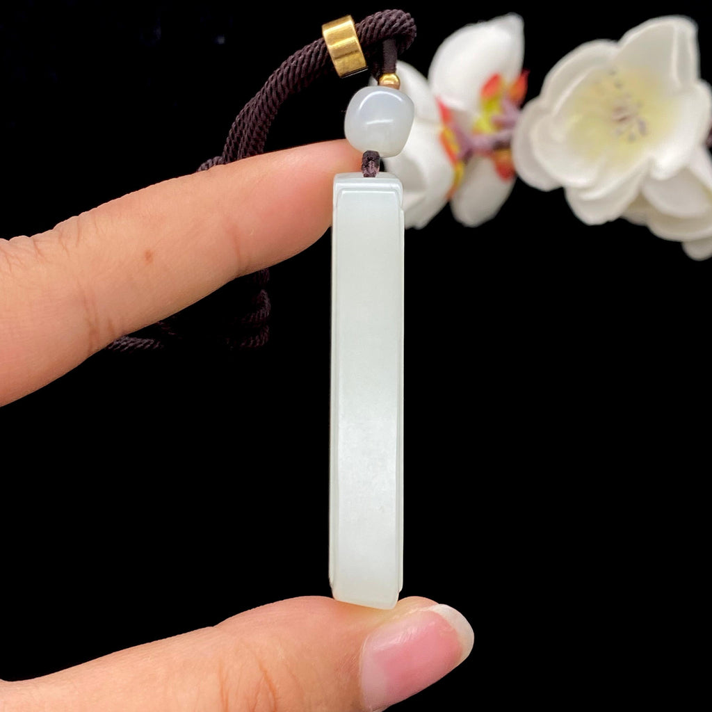 和田玉-白玉籽料【平安无事牌】（38.6g）
