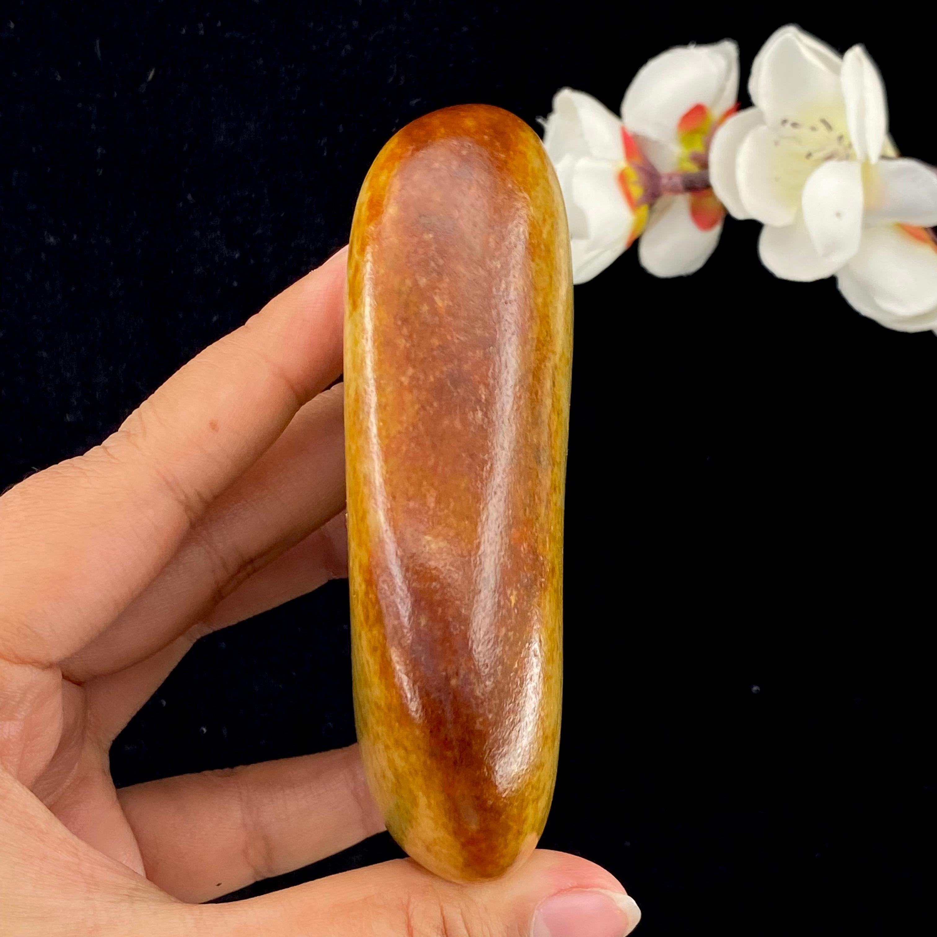 和田玉洒金皮籽料原石（298.8g）