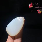 高品质新疆且末糖白玉无事牌（34.3g）