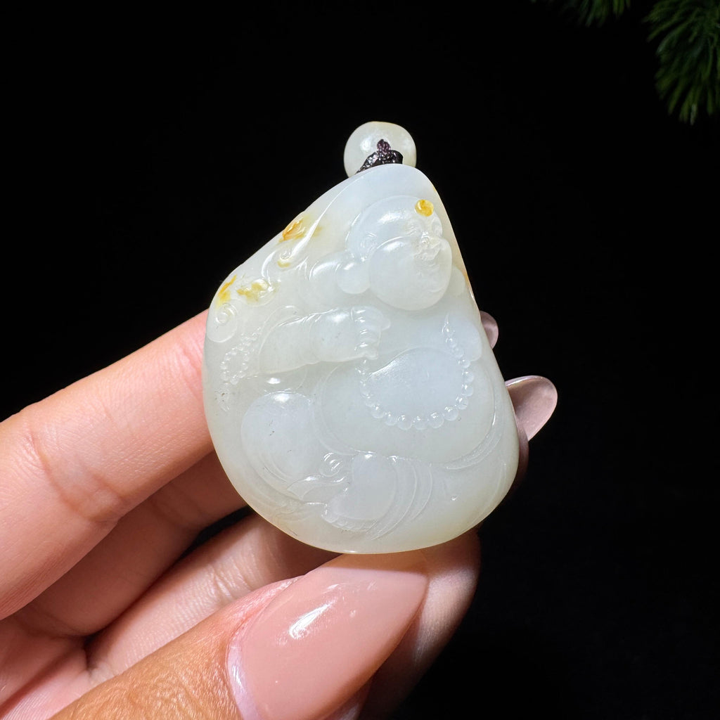 和田玉籽料佛公（46.5g）