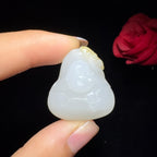 和田玉籽料佛公挂件（13.5g）