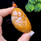 和田玉籽料年年有余（53.4g）