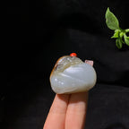 和田籽料黄沁钟魁挂件（54.0g）