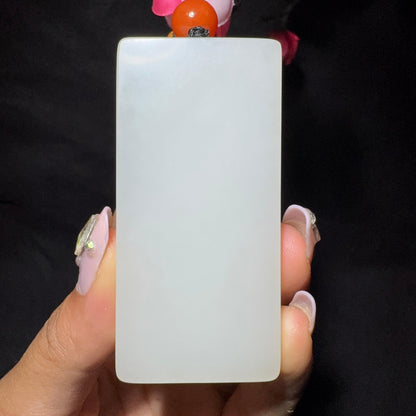 和田玉籽料观音牌子（74.1g）