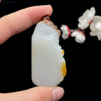 和田玉籽料【龙挂件】（48.4g）