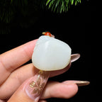 和田玉籽料白玉佛公（27.0g）