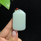 和田山料白玉无事牌挂件（40.0g）