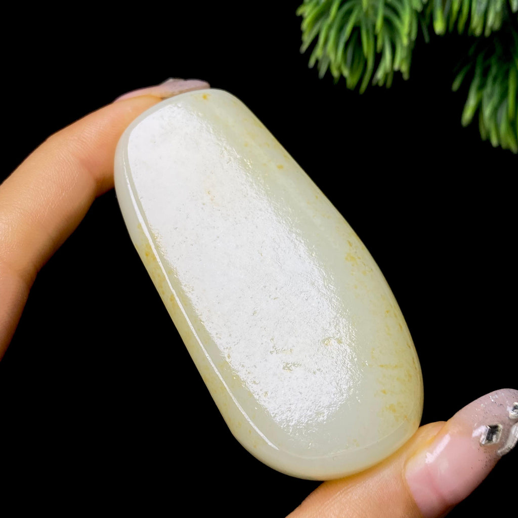 和田玉籽料无事牌（76.2g）