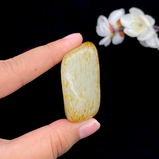 和田玉洒金皮籽料男士挂件（60g）
