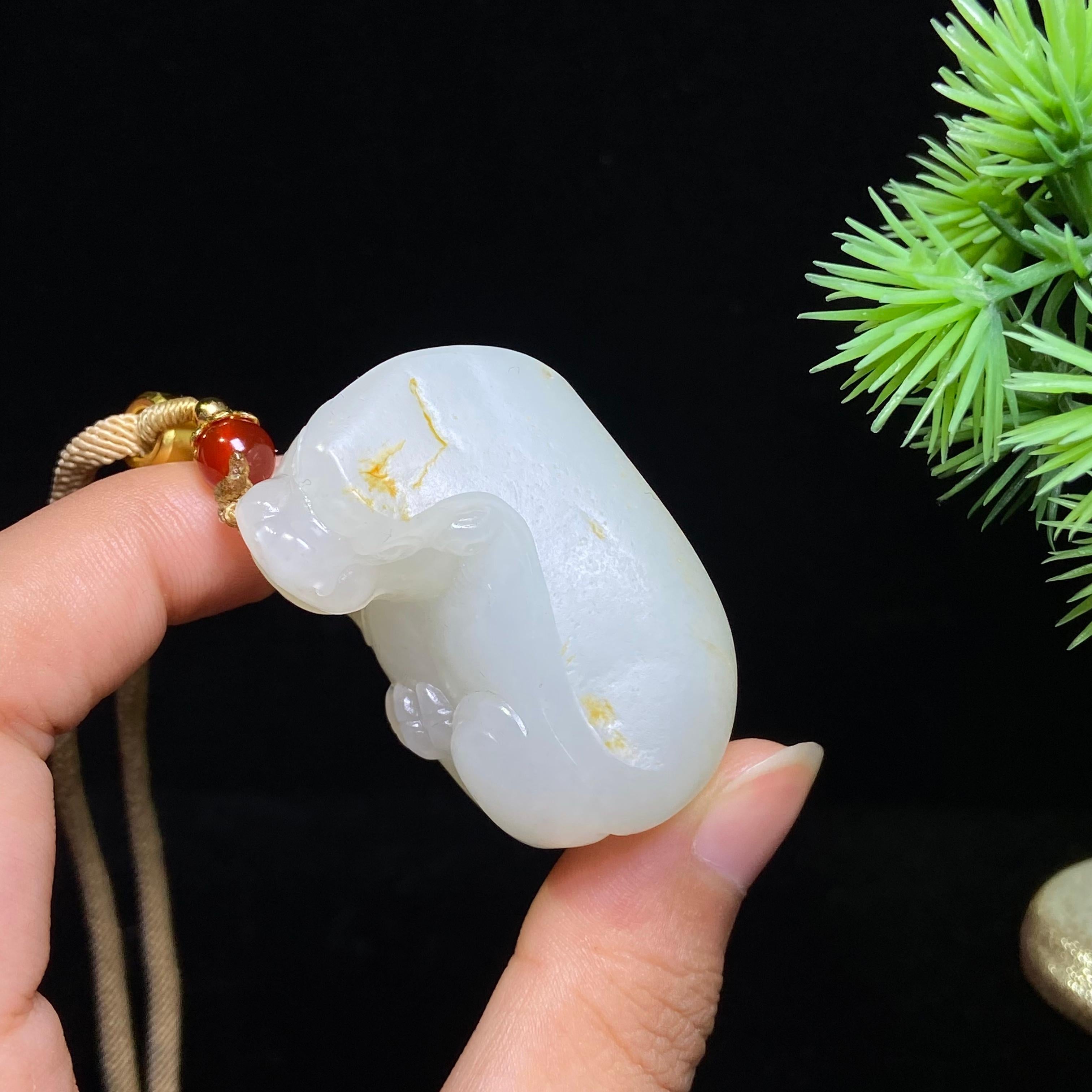 和田玉籽料貔貅（47.6g）