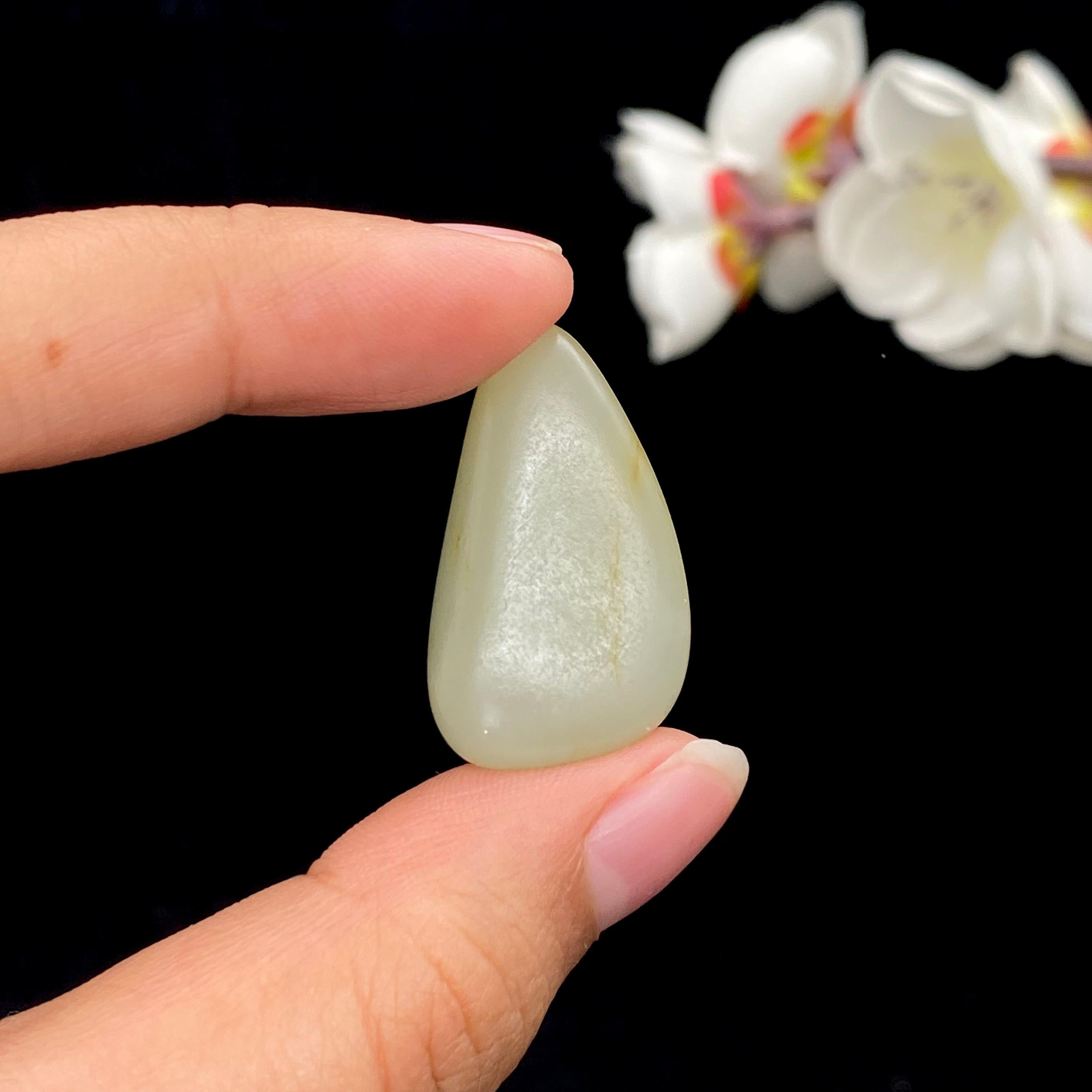 【超值推荐】和田玉黄皮籽料吊坠籽（9.6g）