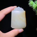 和田玉籽料无事牌（70.1g）