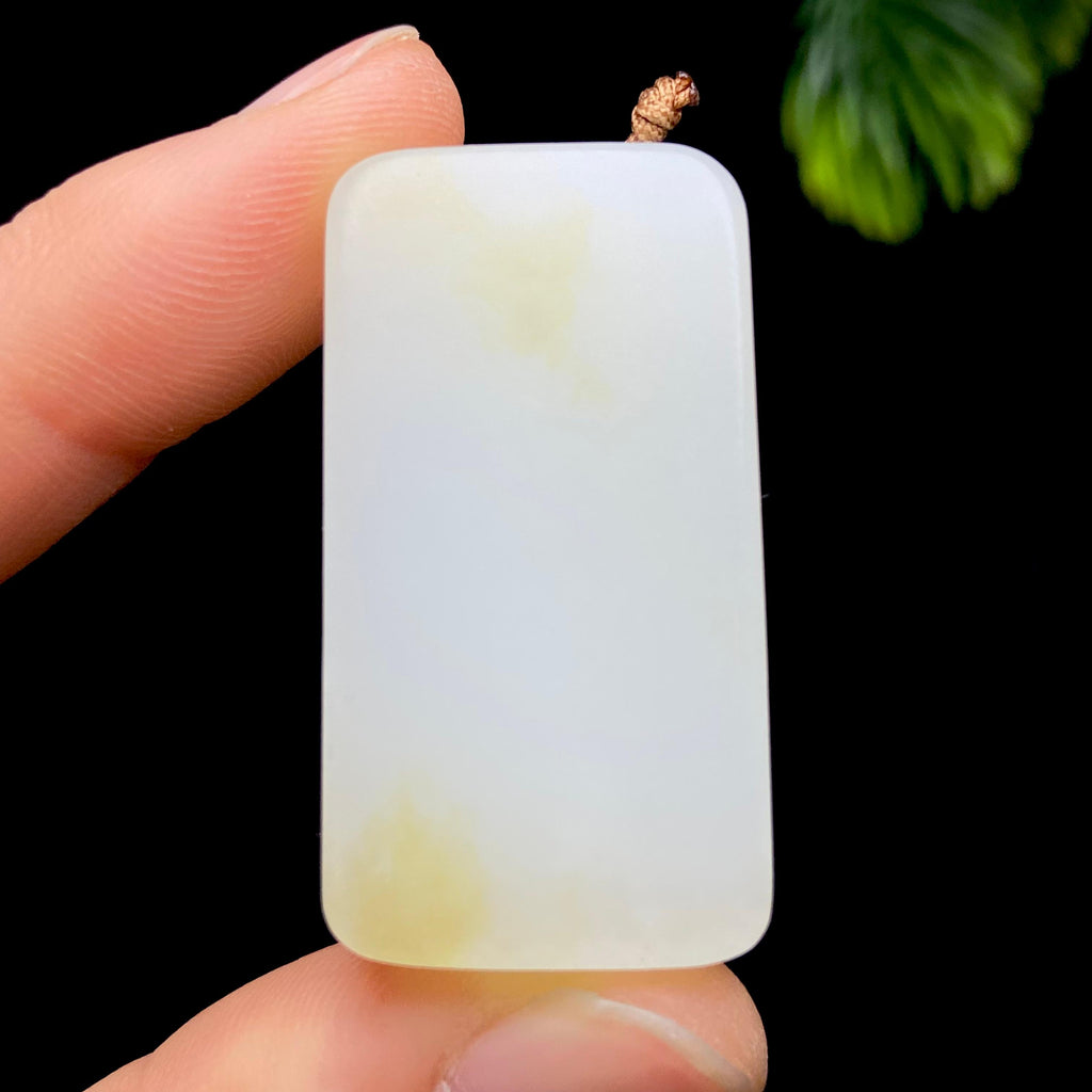 和田玉且末金山糖白龙行天下（26.4g）