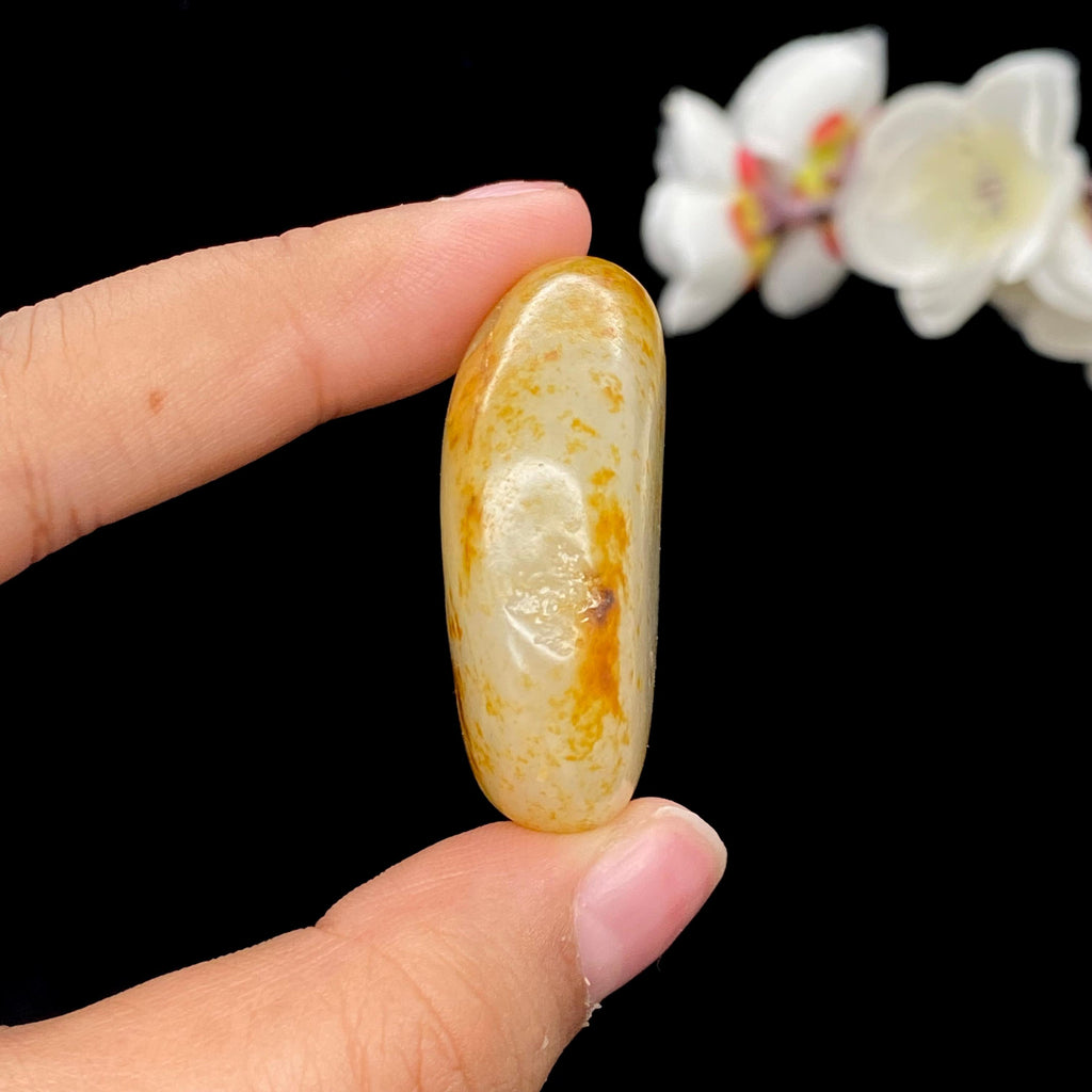 和田玉洒红皮籽料挂件（32.2g）