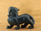 和田玉籽料黑青貔貅摆件（2650g）