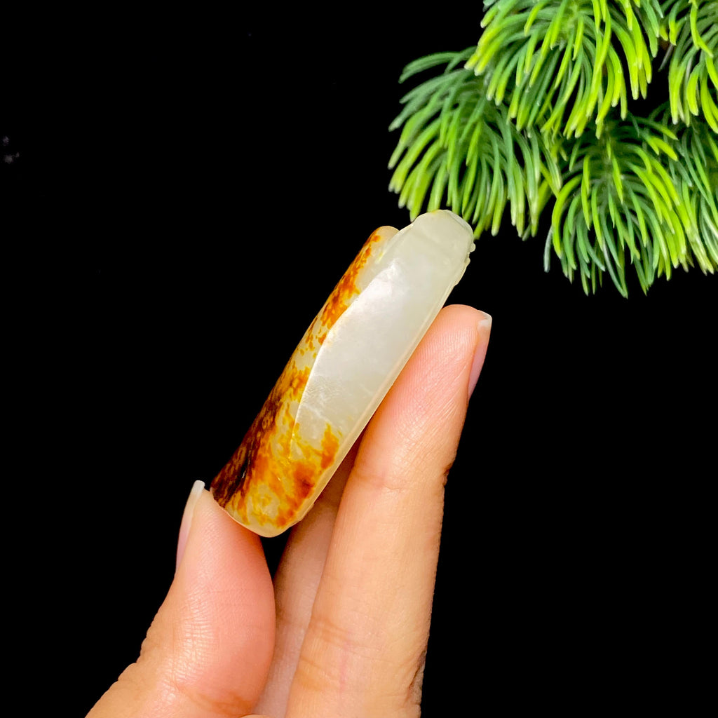 和田玉籽料无事牌（46.9g）
