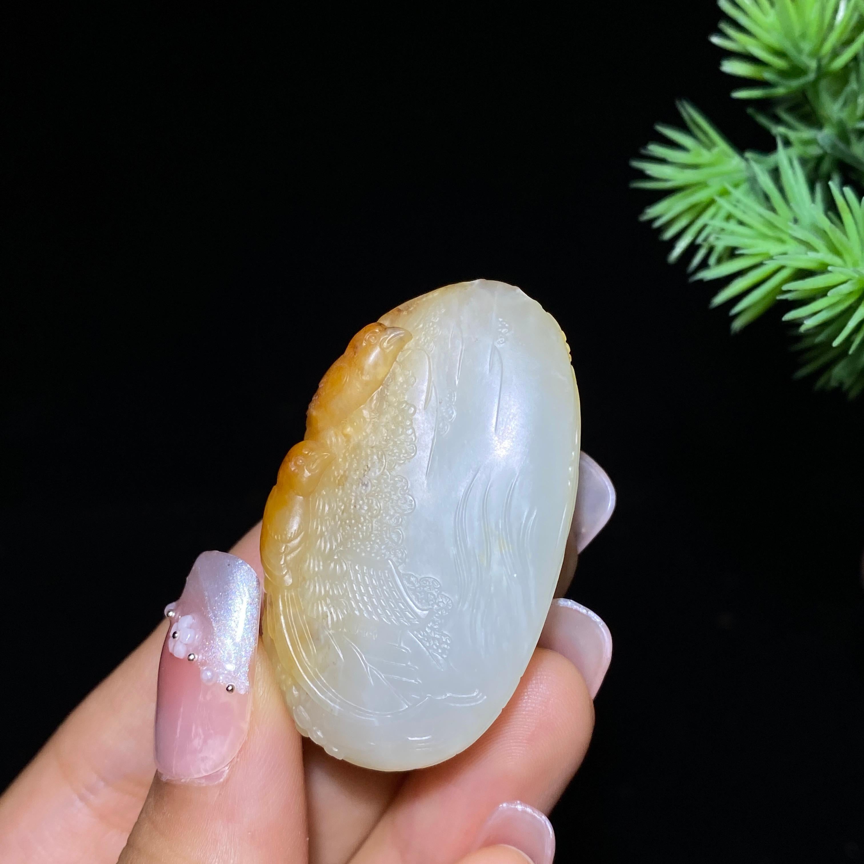 和田玉籽料喜事连连（26.8g）