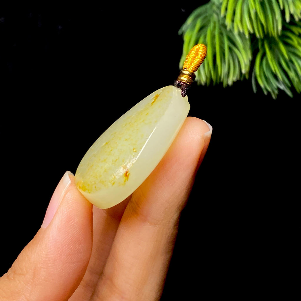 和田玉籽料无事牌（16.7g）