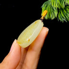 和田玉籽料无事牌（16.7g）