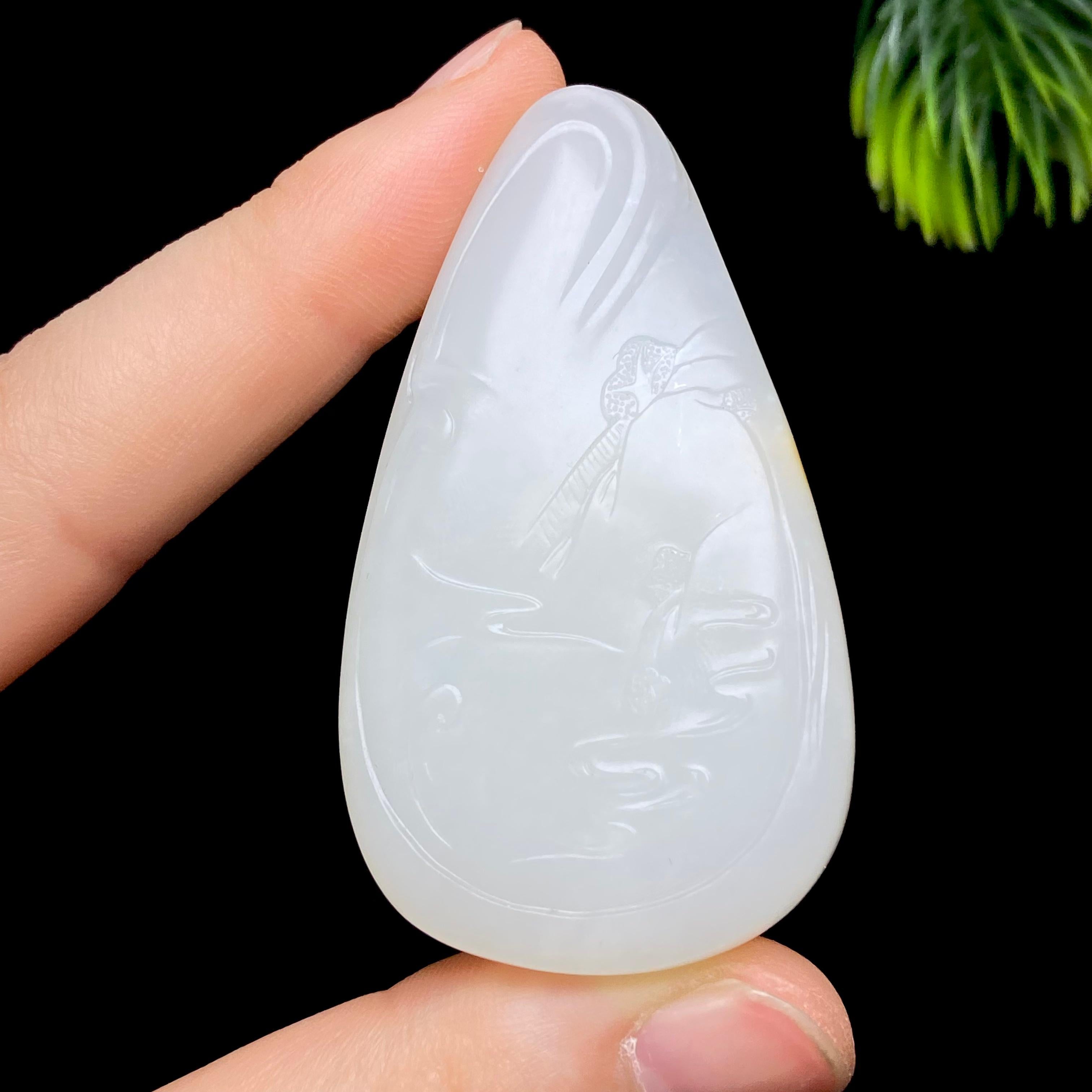 和田玉籽料观音（43.7g）