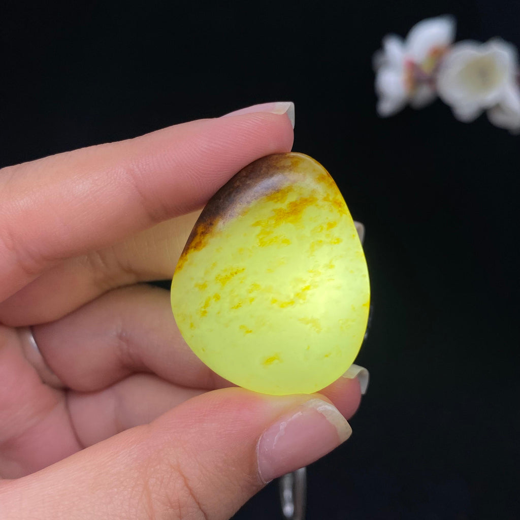 和田玉聚黄皮籽料（19.3g）