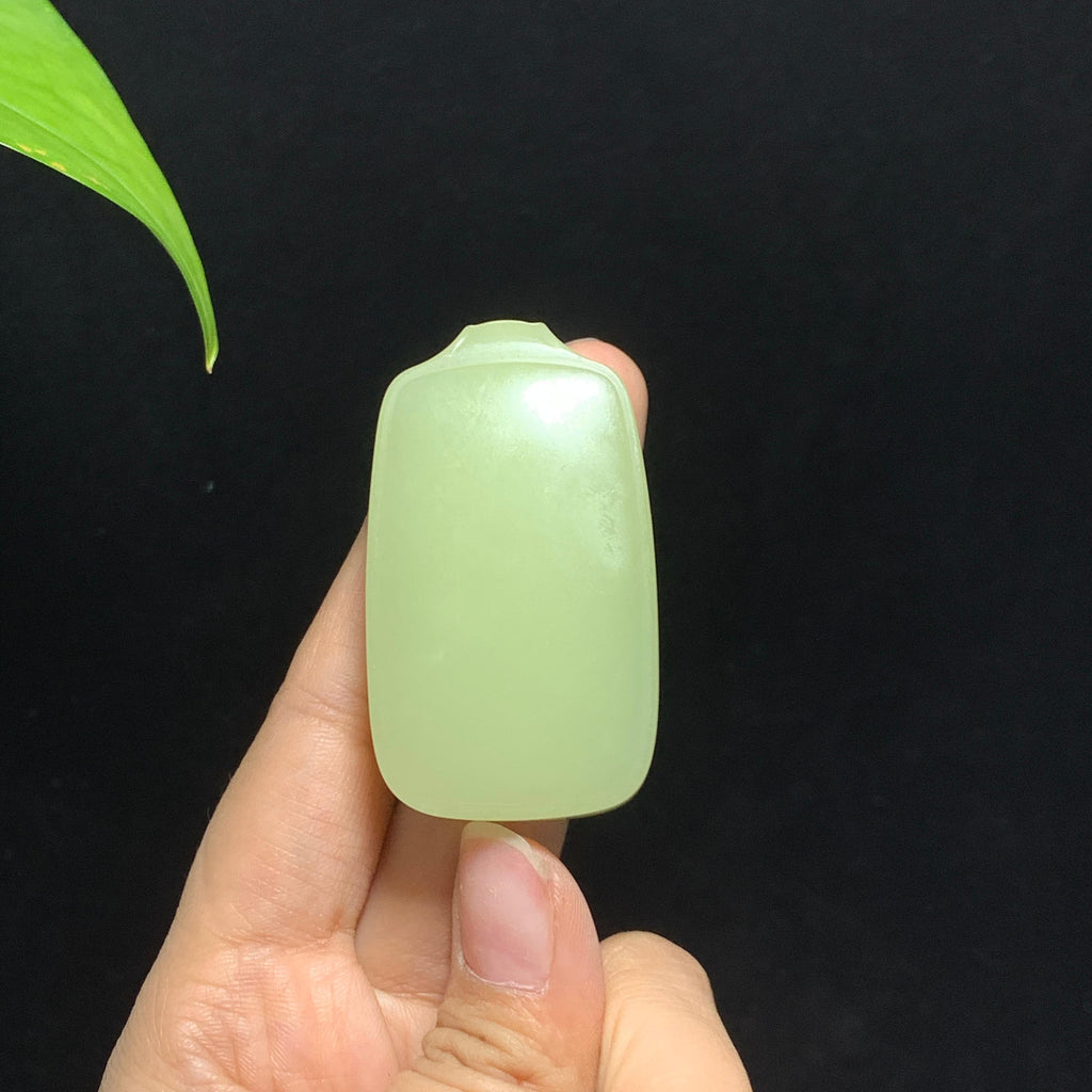 和田山料黄口无事牌挂件（50.0g）