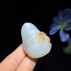 和田玉籽料花开富贵（33.8g）