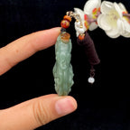 和田玉沙枣青籽料【佛手】（21.3g）