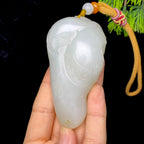 和田玉籽料貔貅把件（118.6g）