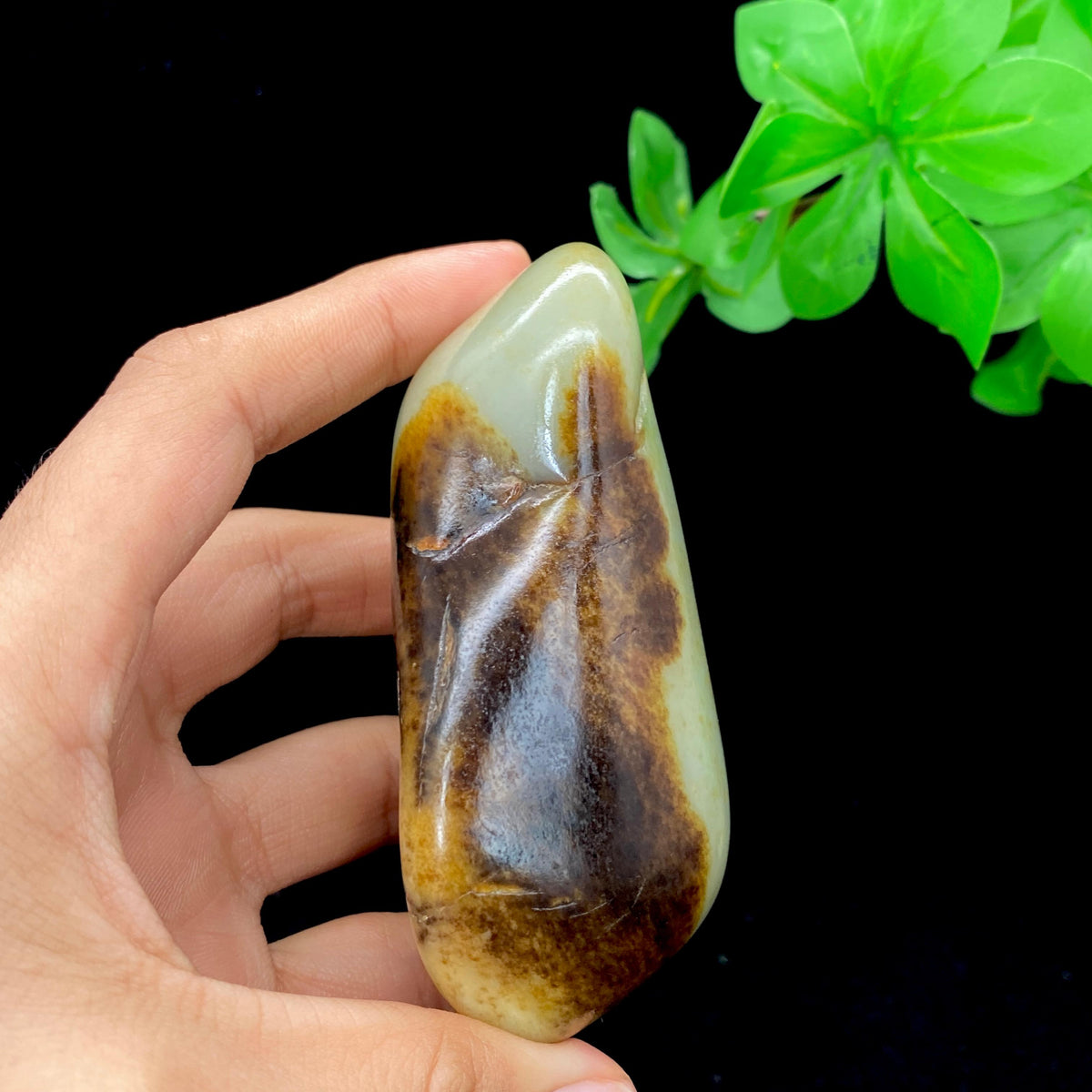 和田玉聚黄皮籽料（296.2g）